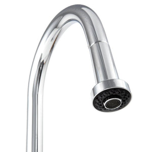 ZLINE Monet Pull Down Single Handle Kitchen Faucet in Chrome (MON-KF-CH) close-up, pull down spray wand.