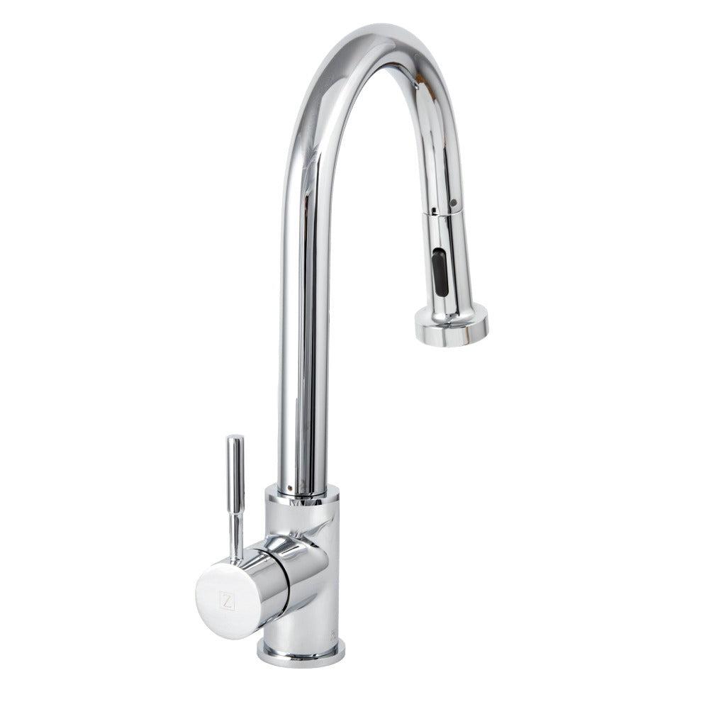 Moen 4736 Enthrall Pulldown Waschbecken-Armatur – Verchromt, Ausziehbarer Schlauch, 4,0 GPM Durchfluss, Für Waschküche & Utility-Bereich