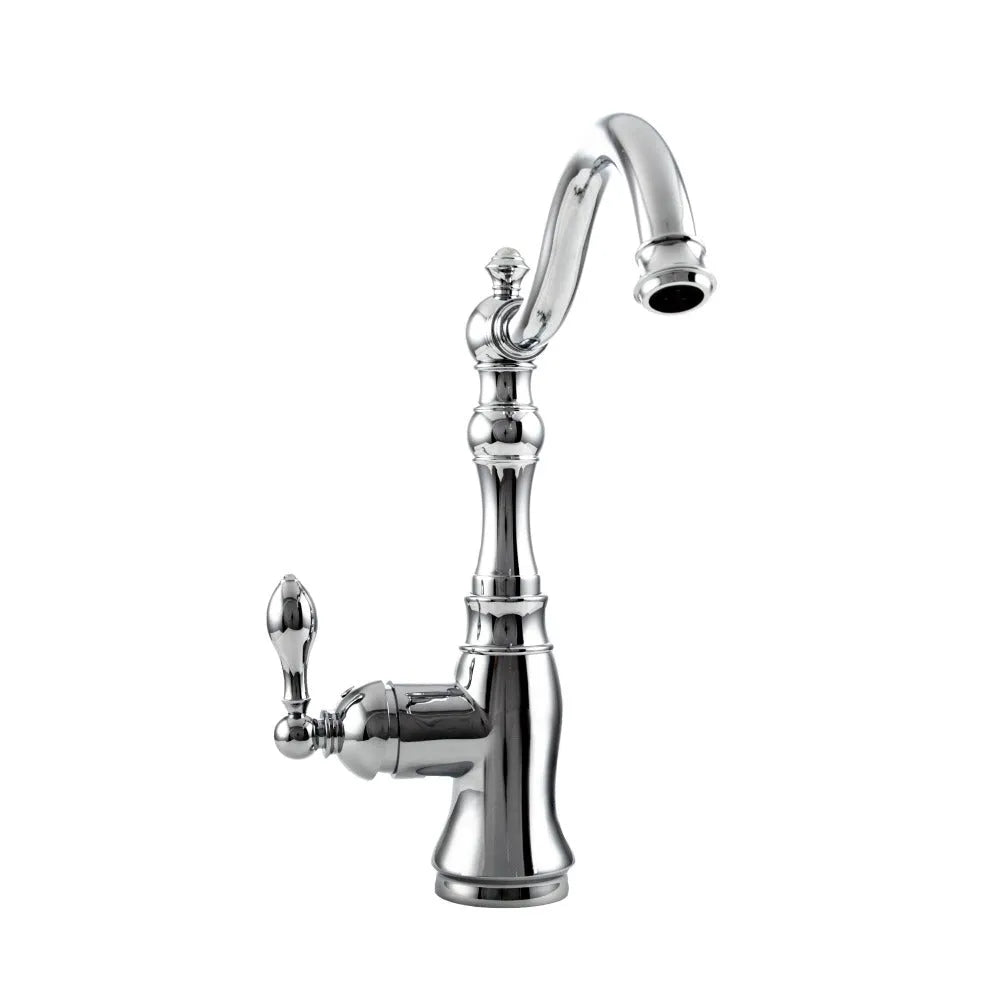 ZLINE Rembrandt Single Handle Kitchen Faucet and Side Sprayer in Chrome (REM-KF-CH) main image.