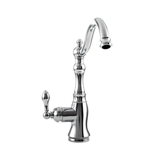 ZLINE Rembrandt Single Handle Kitchen Faucet and Side Sprayer in Chrome (REM-KF-CH) main image.