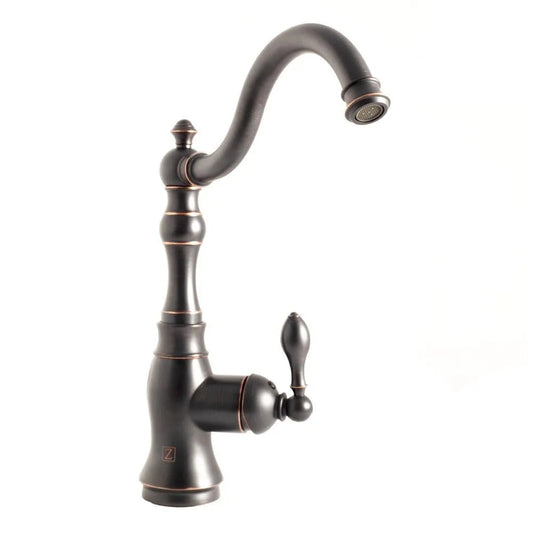 ZLINE Rembrandt Single Handle Kitchen Faucet and Side Sprayer in Oil Rubbed Bronze (REM-KF-ORB) main image.