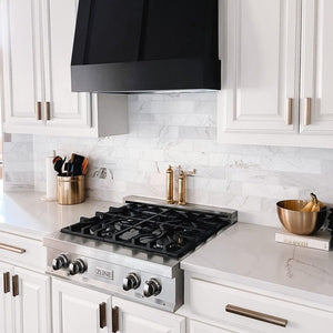 ZLINE 30 in. Porcelain Gas Rangetop with 4 Gas Burners (RT30)