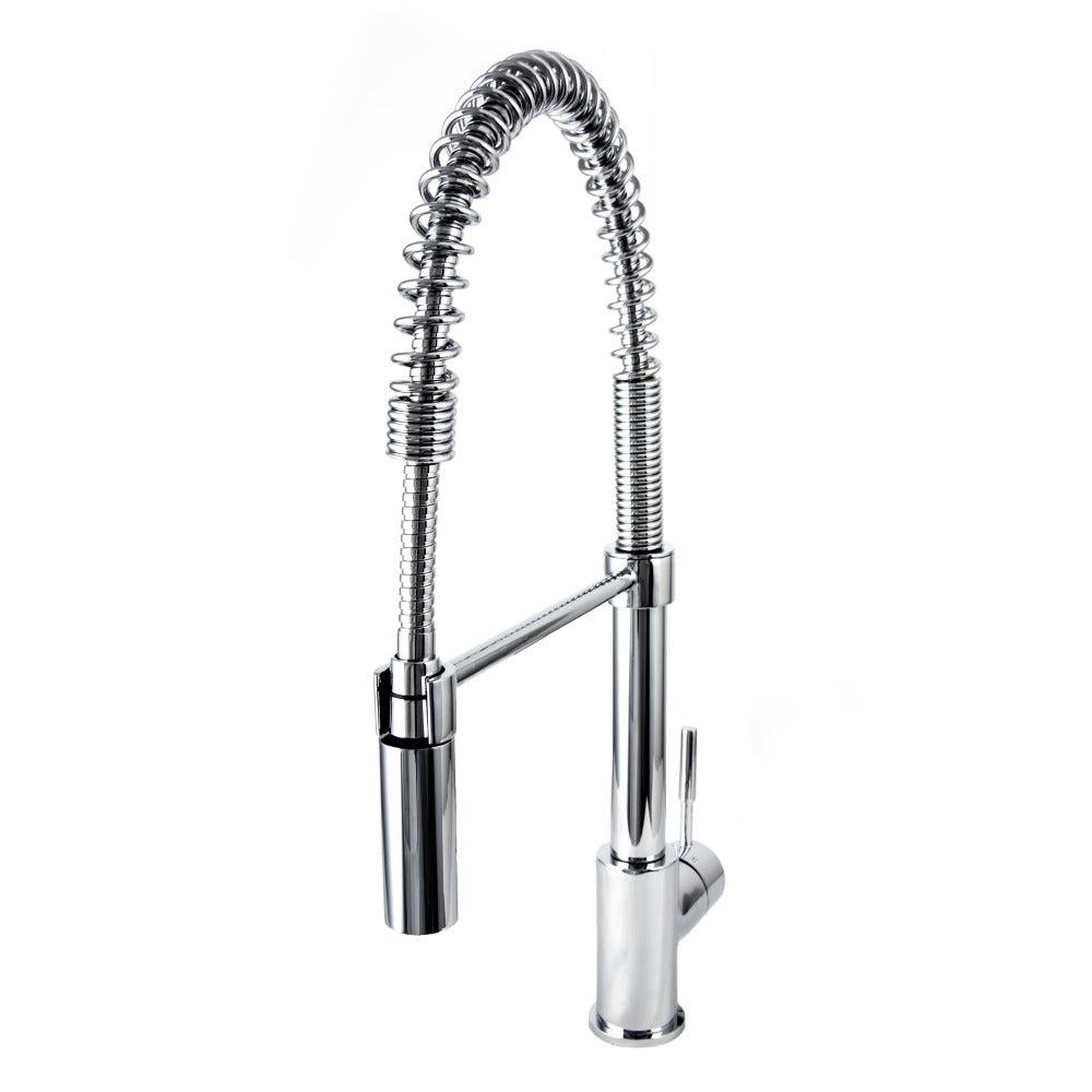 ZLINE Sierra Kitchen Faucet in Chrome (SRA-KF-CH) front, above.