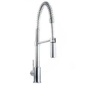 ZLINE Sierra Pull Down Spring Single Handle Kitchen Faucet in Chrome (SRA-KF-CH) main image.