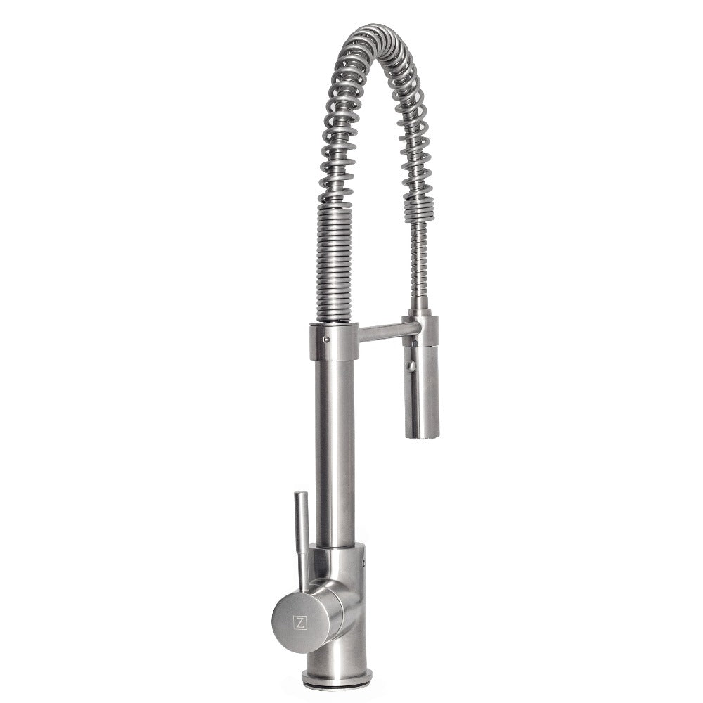 Sierra Pull Down Spring Kitchen Faucet in Brushed Nickel (SRA-KF