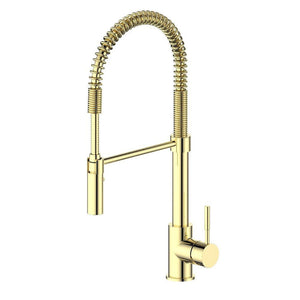 ZLINE Sierra Pull Down Spring Kitchen Faucet in Polished Gold (SRA-KF-PG)