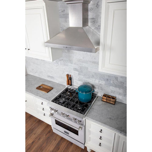 ZLINE 30 in. Convertible Vent Wall Mount Range Hood in Satin Stainless Steel (8KL3S-30)