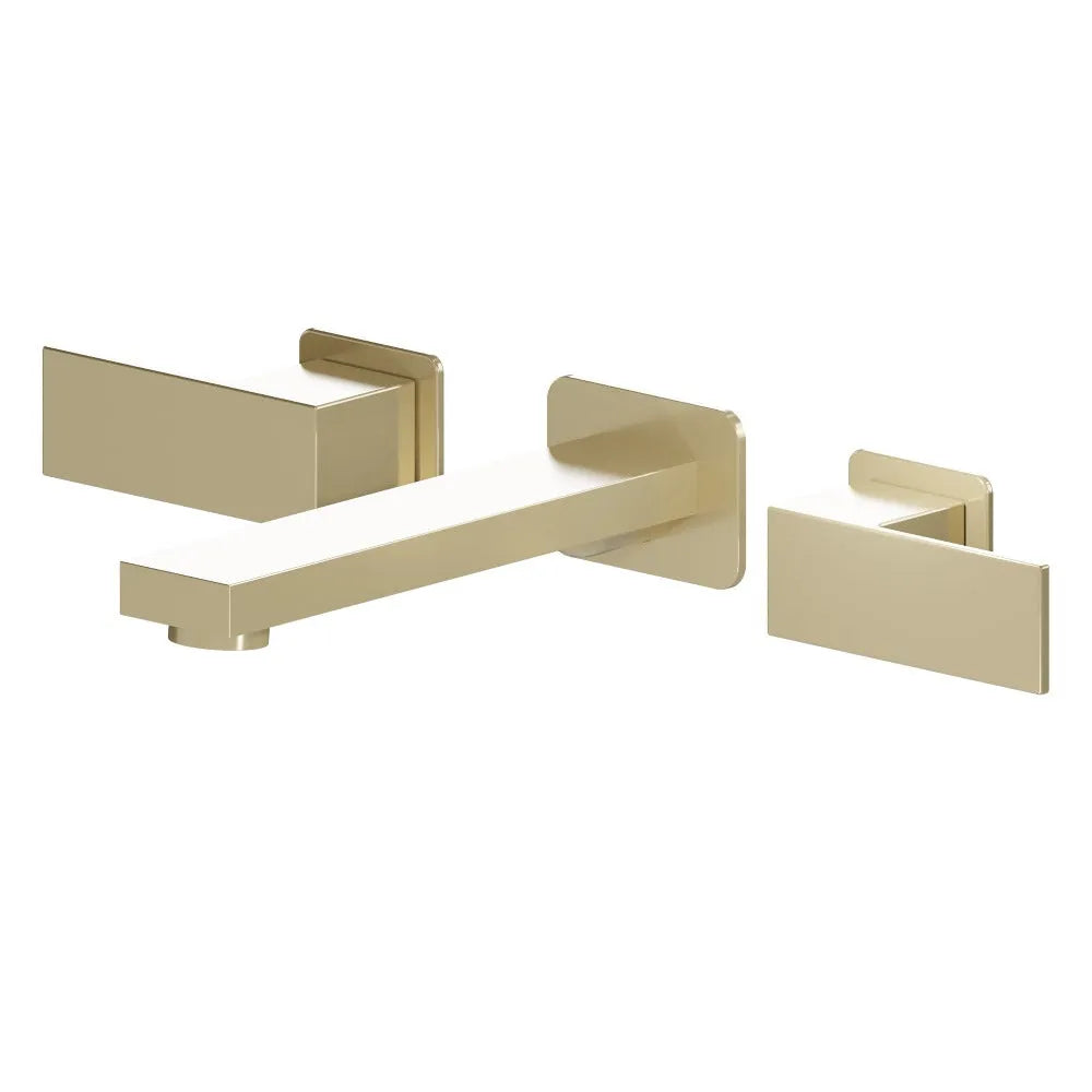 ZLINE Autograph Edition Bliss Wall Mount Bath Faucet in Champagne Bronze (BLS-BFW-CB) main image.