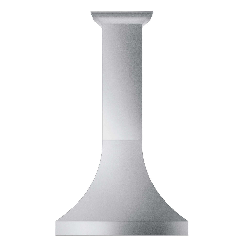 ZLINE 36 in. Designer Series Satin Stainless Steel Ducted Wall Range Hood (8632S-36)