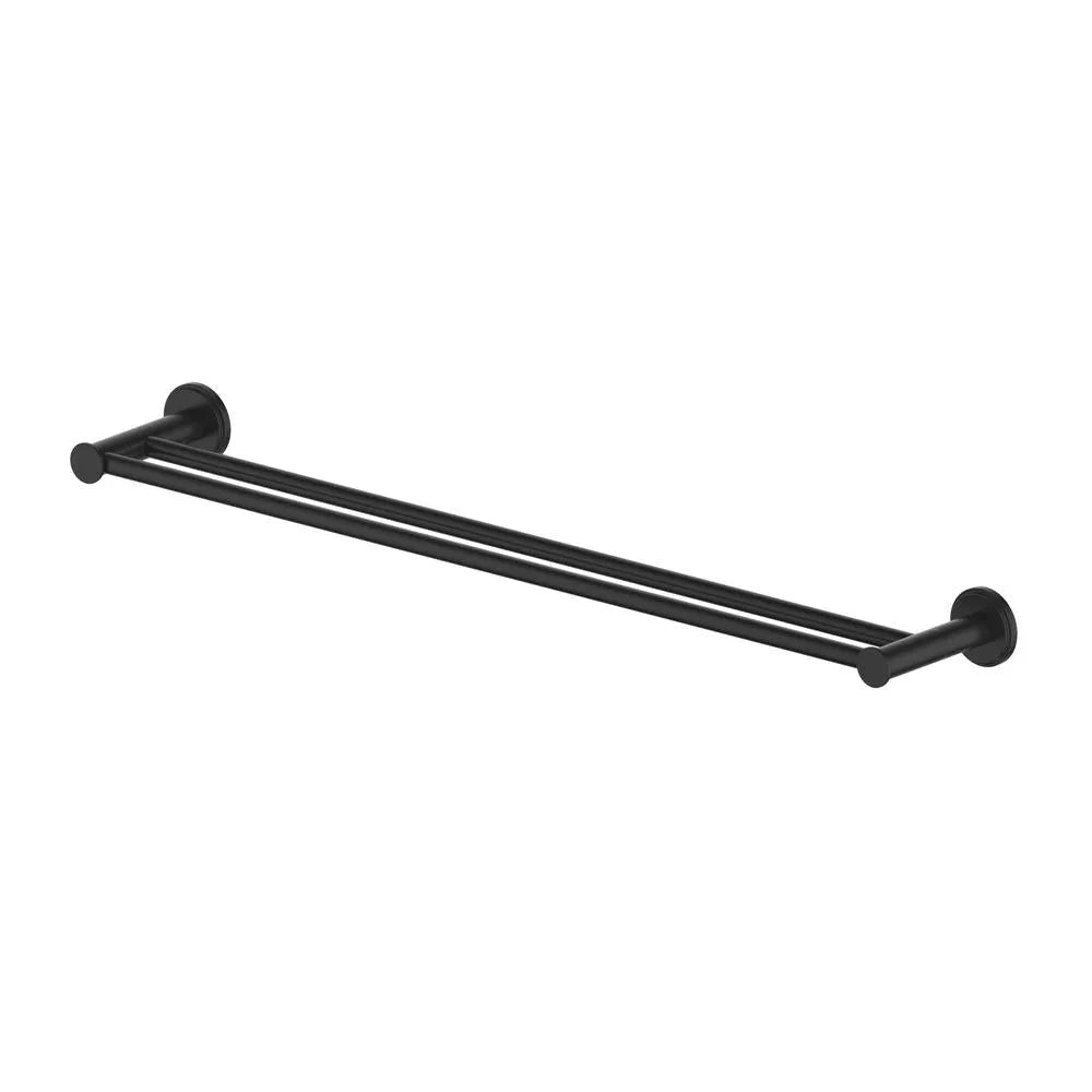 ZLINE Autograph Edition El Dorado Double Towel Rail in Matte Black (ELD-TRD-MB) main image.
