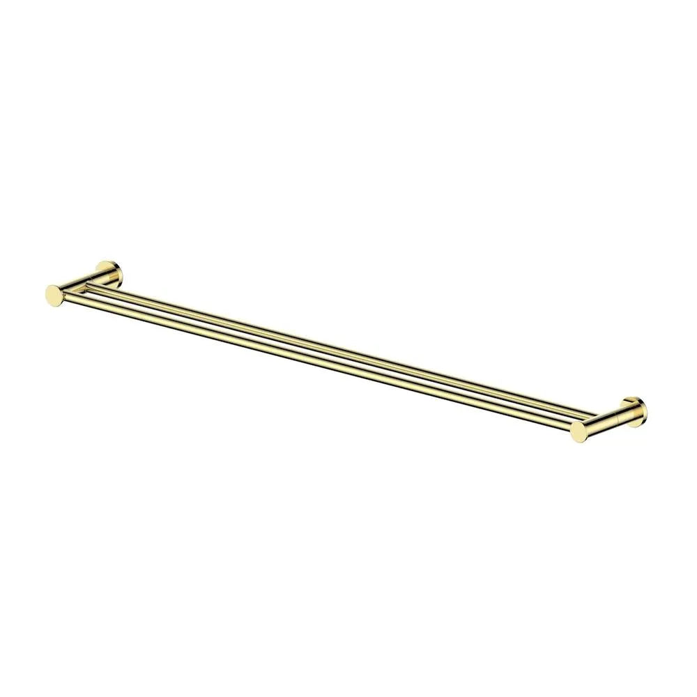 ZLINE Autograph Edition Emerald Bay Double Towel Rail in Polished Gold (EMBY-TRD-PG) main image.