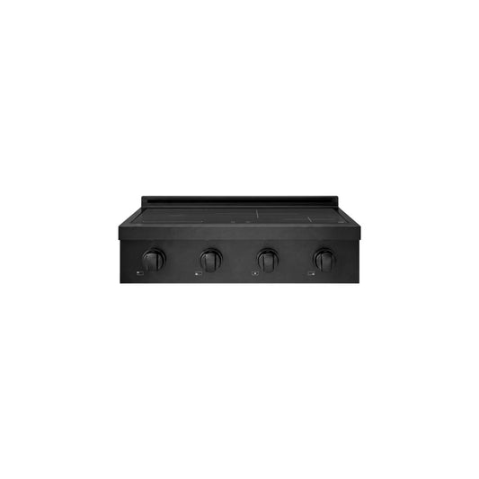 ZLINE 30 in. Paramount Induction Rangetop with 4 Element Cooktop in Black Stainless Steel (SINRTB-30) main image.