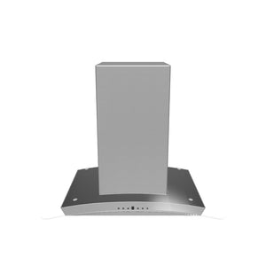 ZLINE 30 in. Convertible Vent Island Mount Range Hood in Stainless Steel and Glass (GL5i-30)