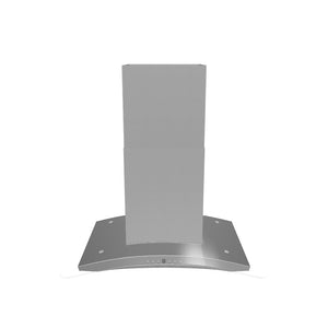 ZLINE 30 in. Convertible Vent Wall Mount Range Hood in Stainless Steel and Glass (KN4-30)