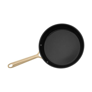 ZLINE 10-Piece Non-Toxic Stainless Steel and Non-Stick Ceramic Cookware Set (CWSETL-NS-10) overhead, 10-inch ceramic frying pan.