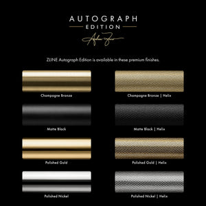 ZLINE Autograph Edition 24 in. 3.2 cu. ft. Marino Induction Range with 3 Element Cooktop and Electric Convection Oven in Stainless Steel with Champagne Bronze Accents (MINRZ-24-CB)