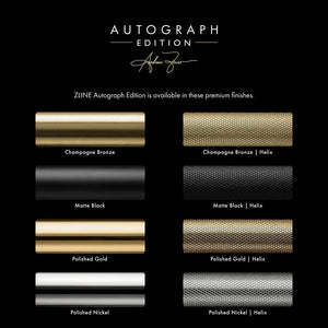 ZLINE Autograph Edition 30 in. 4.2 cu. ft. Marino Induction Range with 4 Element Cooktop and Electric Convection Oven in Black Stainless Steel with Champagne Bronze Accents (MINRBZ-30-CB)