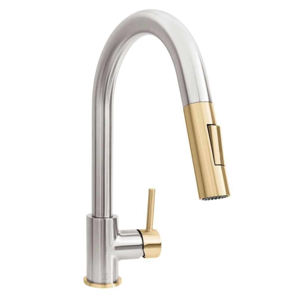 Autograph Edition Gemini Kitchen Faucet in Brushed Nickel