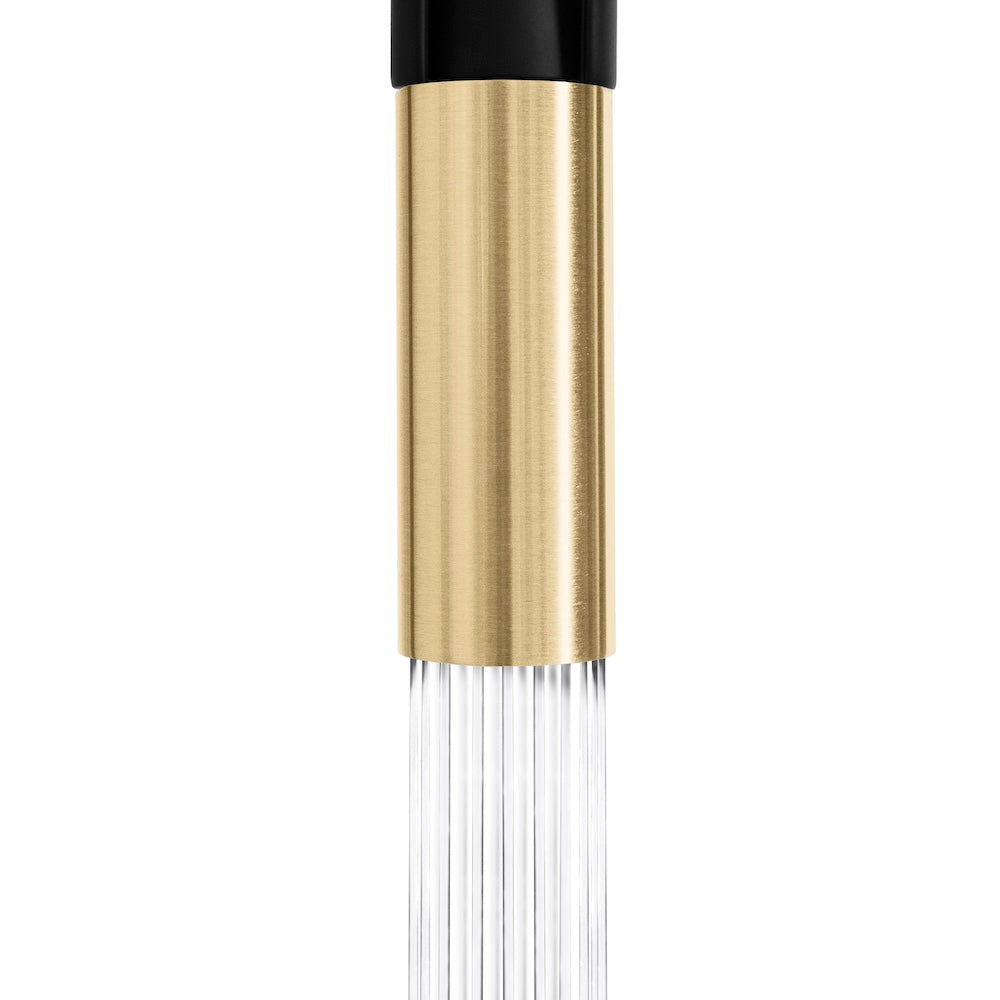 Autograph Edition Sierra Kitchen Faucet in Matte Black/Champagne