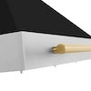 ZLINE Autograph Edition 48 in. Convertible Stainless Steel Range Hood with Black Matte Shell and Polished Gold Handle (KB4STZ-BLM48-G)