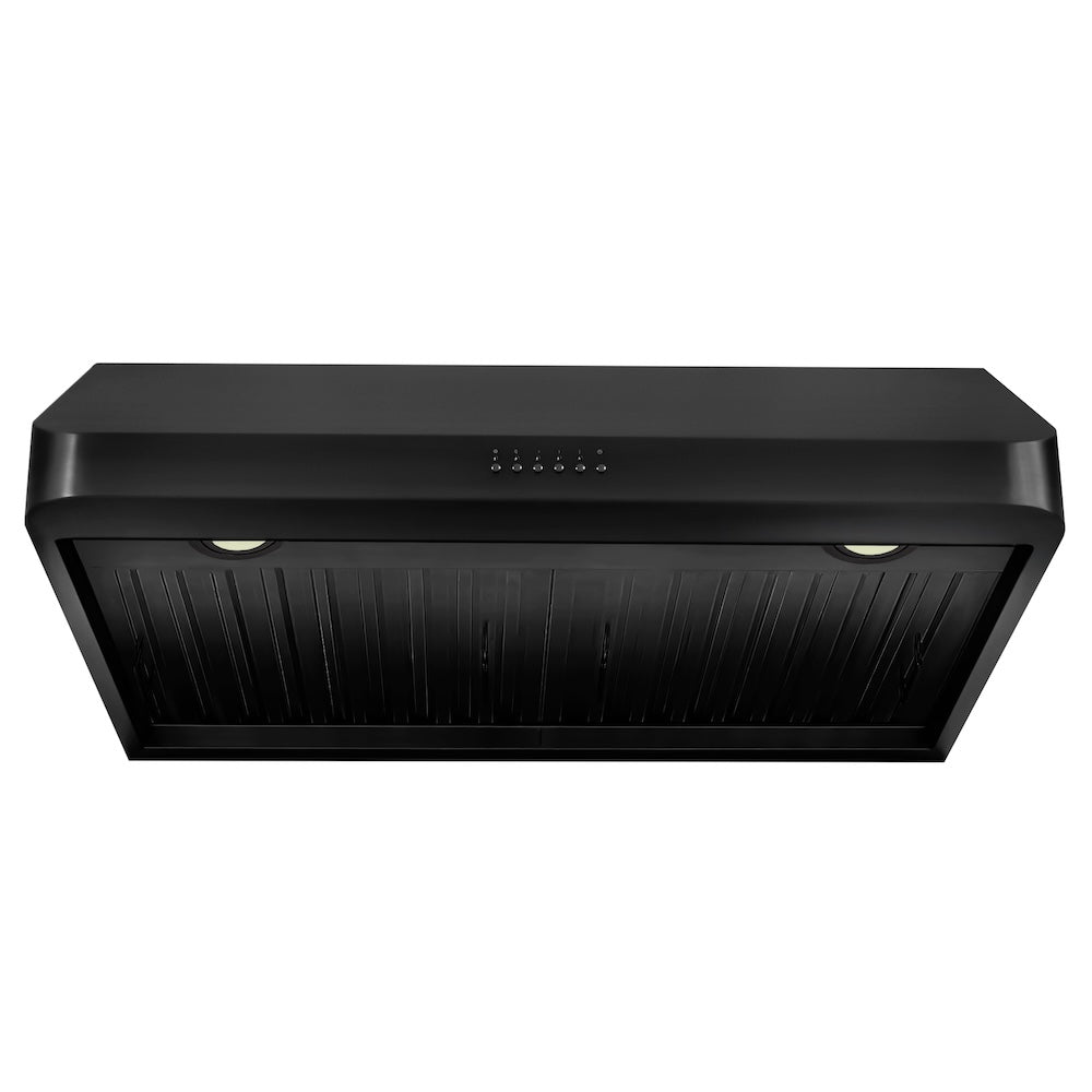 ZLINE 36" Under Cabinet Range Hood in Black Stainless Steel (BS623-36 ...