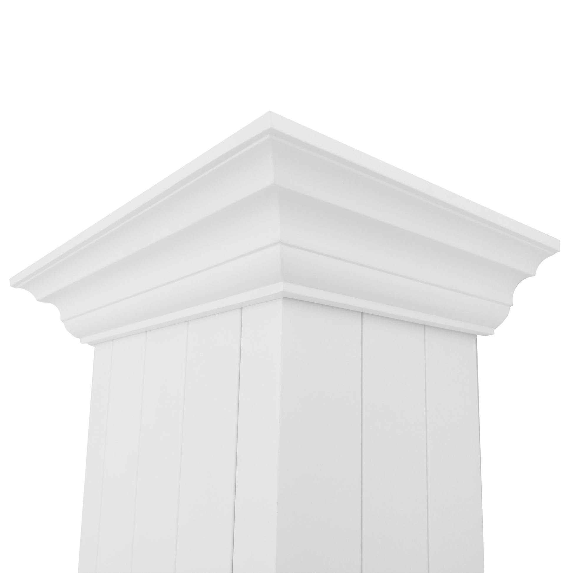 ZLINE 36 in. Wooden Wall Mount Range Hood in Shiplap Bright White Finish (KPWW-36)