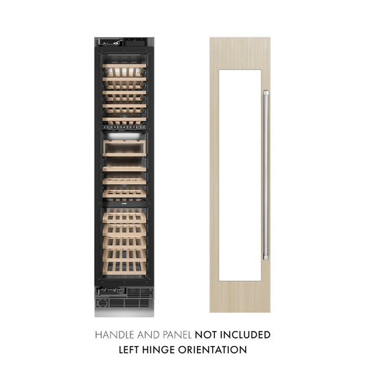 ZLINE 18 in. 9.0 cu. ft. Triple Zone 68 Bottle Panel Ready Left Hinge Column Wine Cooler (RBCWVL-18)