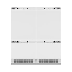 ZLINE 72 in. 39.6 cu. ft. Panel Ready French Door Built-In Bottom Freezer Refrigerator with Water Dispensers and Ice Makers (RBIT-72)