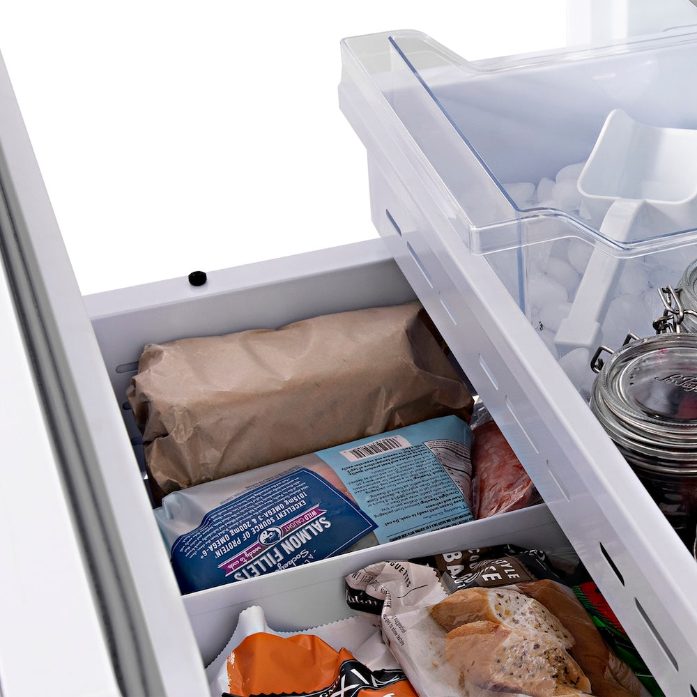 ZLINE 60 in. 32.2 cu. ft. Panel Ready French Door Built-In Bottom Freezer Refrigerator with Water Dispensers and Ice Makers (RBIV-60)
