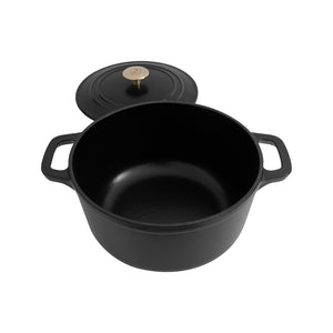 ZLINE 5-Piece Enameled Cast Iron Cookware Set in Black Matte (CWSETS-BLM-5)