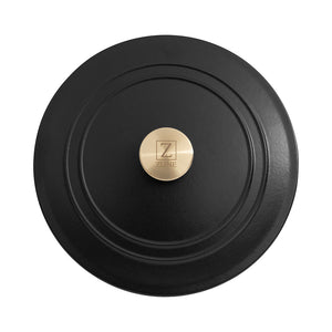 ZLINE 5-Piece Enameled Cast Iron Cookware Set in Black Matte (CWSETS-BLM-5)