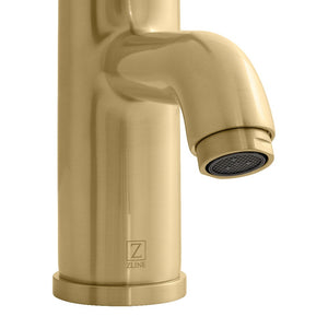 ZLINE Aloha Single Handle Bath Faucet in Champagne Bronze (ALH-BF-CB) spout.