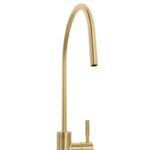 ZLINE Single Handle Drink Faucet in Champagne Bronze (FBV-CB) spout and handle.