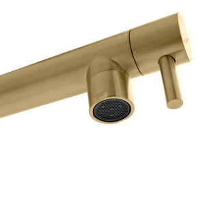 ZLINE Van Gogh Kitchen Faucet in Champagne Bronze (VNG-KF-CB) pot filler spout and handle.