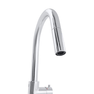 ZLINE Gemini Touchless Kitchen Faucet in Chrome (GEM-KFS-CH) pull down spout.