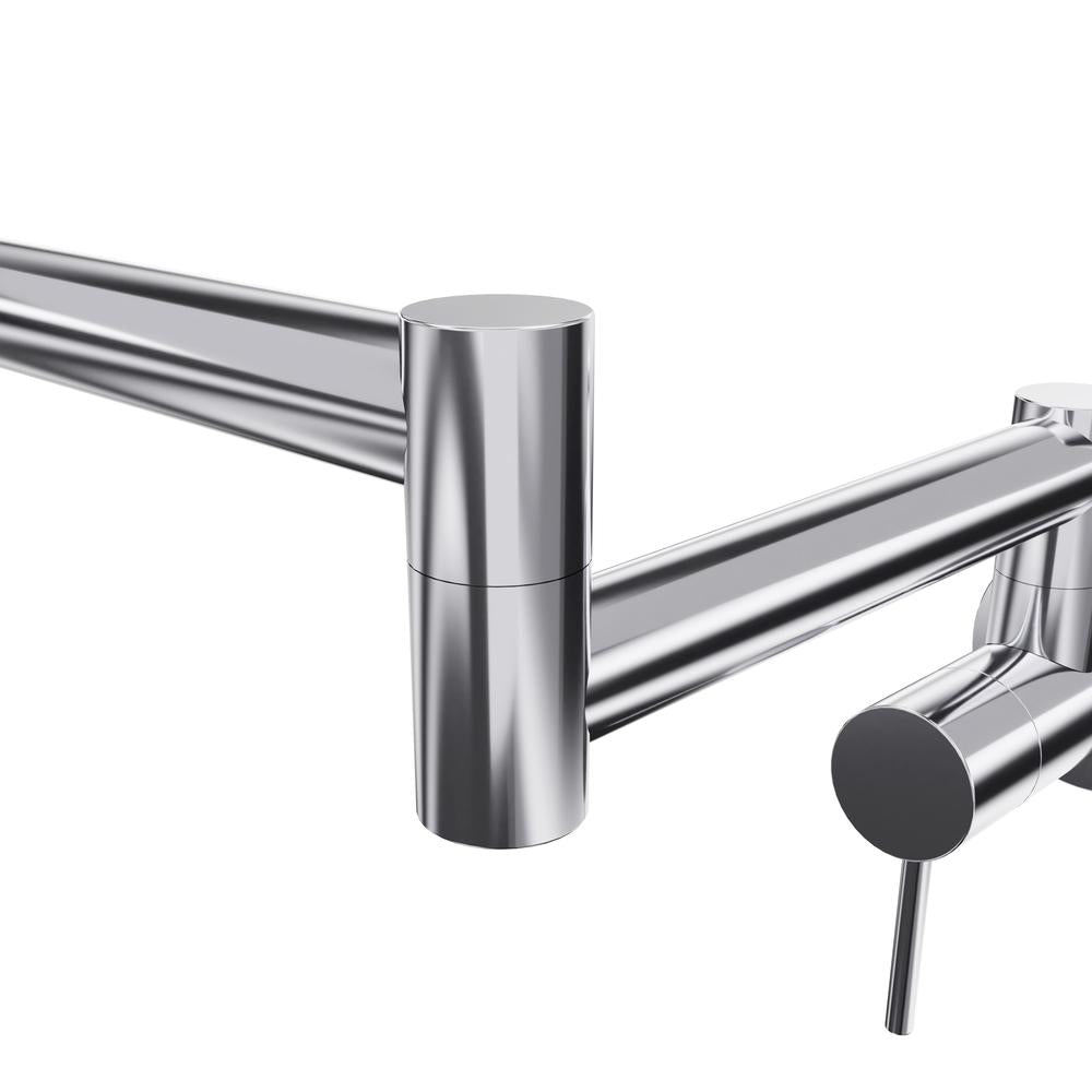 Gemini Pot Filler in Chrome (GEM-FPF-CH) | ZLINE Kitchen and Bath