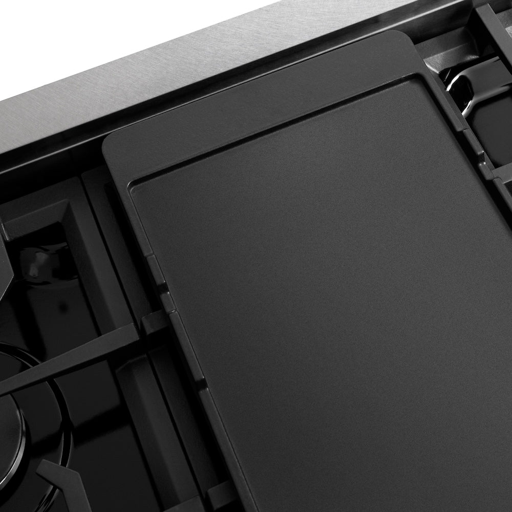 ZLINE 48 in. Classic Gas Rangetop with 8 Burners and Porcelain Cooktop in Satin Stainless Steel (RTS-48)