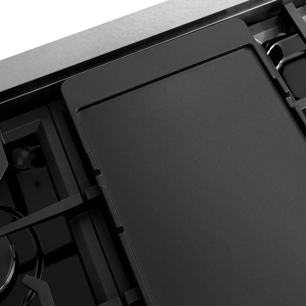 ZLINE 48 in. Classic Gas Rangetop with 8 Burners and Porcelain Cooktop in Satin Stainless Steel (RTS-48)