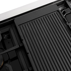 ZLINE 48 in. Classic Gas Rangetop with 8 Burners and Porcelain Cooktop in Stainless Steel (RT48)