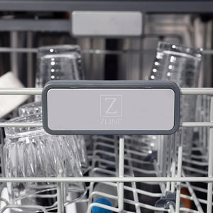 ZLINE Autograph Edition 48 in. Kitchen Package with Stainless Steel Dual Fuel Range, Range Hood and Dishwasher with Champagne Bronze Accents (3AKP-RARHDWM48-CB) 