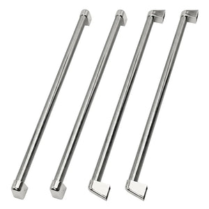 ZLINE Autograph Edition 36 in. Freestanding French Door Refrigerator Helix Handles (Set of 4) in Polished Nickel (RFMHZ-36-K-PN) main image.