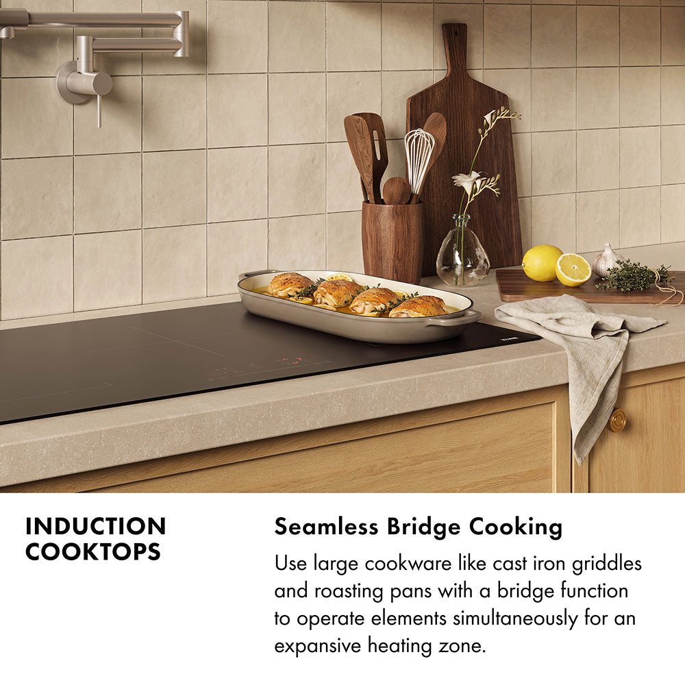 ZLINE 36 in. Induction Cooktop with Anti-Scratch Glass and 5 Elements (FCIND-36)