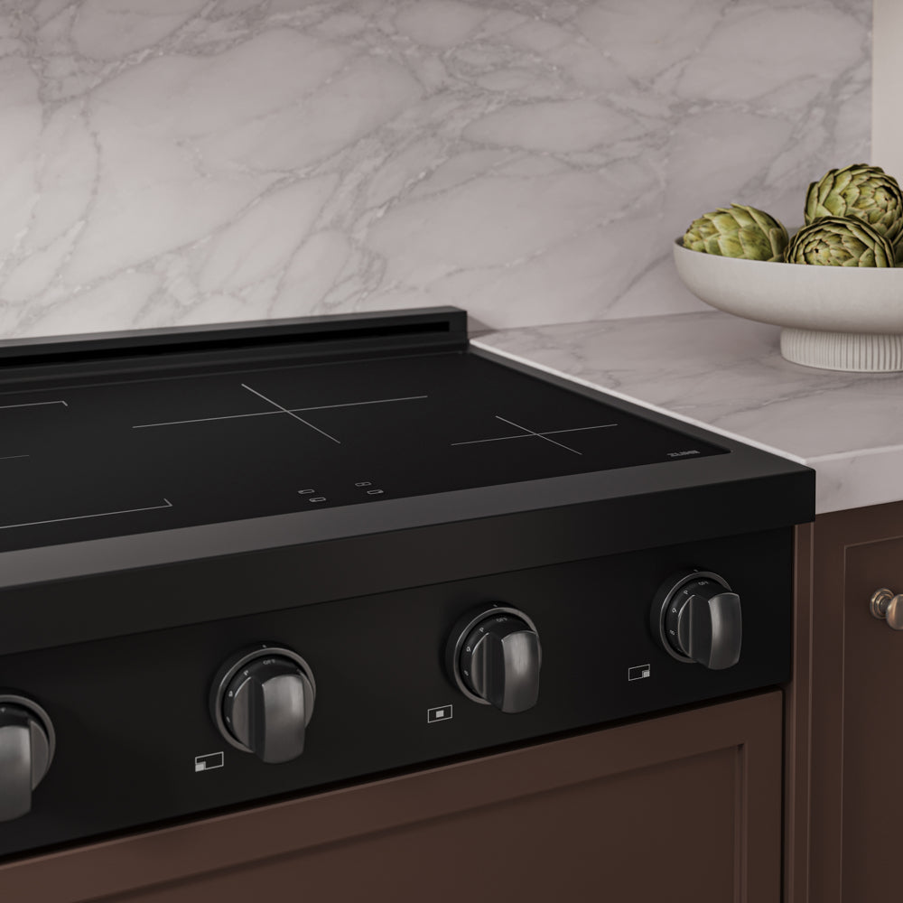 ZLINE 30 in. Paramount Induction Rangetop with 4 Element Cooktop in Black Stainless Steel (SINRTB-30)