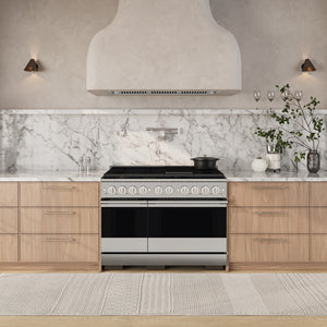 ZLINE 48 in. 6.7 cu. ft. Marino Gas Range with 8 Burner DuoPro™ Cooktop and Dual Ovens in Stainless Steel (PMGR48)