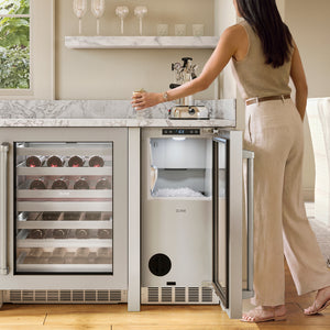ZLINE 15 in. Touchstone Nugget Ice Maker with Drain Pump and Solid Stainless Steel Door (INGD-ST-15)