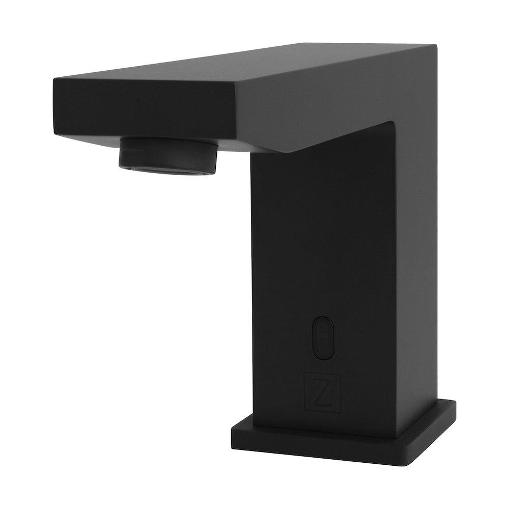 ZLINE Bliss Touchless Bath Faucet in Matte Black (BLS-BFS-MB) side.