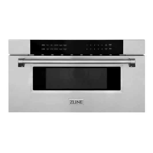 ZLINE 30 in. 1.2 cu. ft. Stainless Steel Built-In Microwave Drawer (MWD-30) main image.