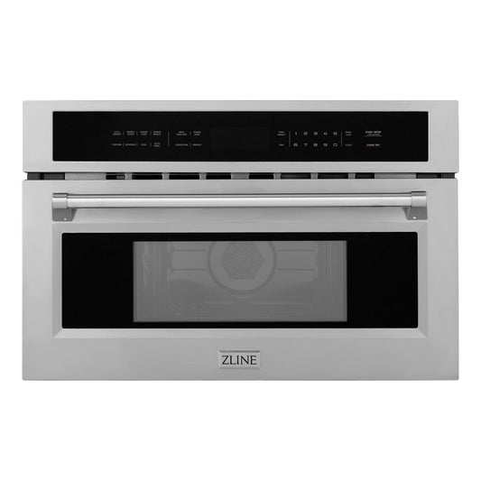 ZLINE 30 in. 1.6 cu ft. Stainless Steel Built-in Convection Microwave Oven (MWO-30)