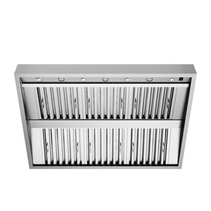 ZLINE 48 in. Under Cabinet Outdoor Grill Hood (GOU1-48) front, under.