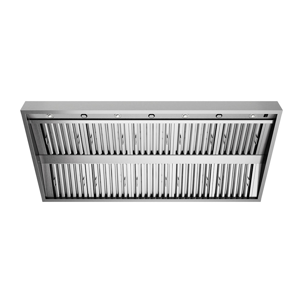 ZLINE 72 in. Under Cabinet Outdoor Grill Hood (GOU2-72) front, under.
